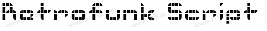 Retrofunk Script Per字体转换 Retrofunk Script Per字体转换